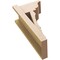 Ekena Millwork 8-in W x 12-in D x 24-in H Balboa Trad Rough Cedar Woodgrain TimberThane Outlooker, Primed Tan OUTUR080X12X24BOA04RCPR - alternate 5